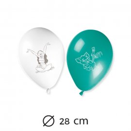 8 Balões de Vaiana 28 cm