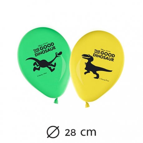 8 Balões de Dinossauros 28 cm