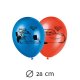 8 Balões de Carros 28 cm