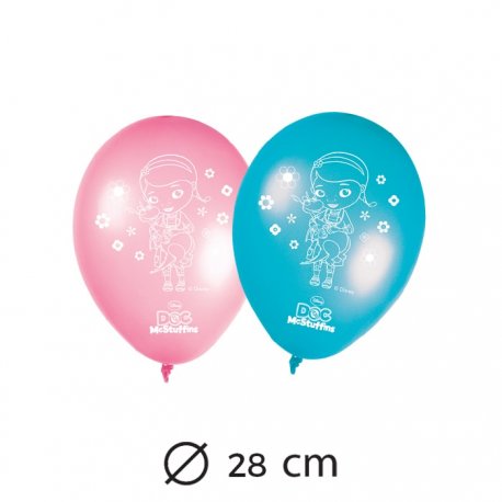 8 Balões de Doutora Brinquedos 28 cm