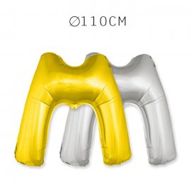 Balão Letra M 110 cm Balão Letra M 110 cm