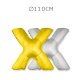 Balão Letra X 110 cm