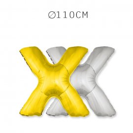 Balão Letra X 110 cm Balão Letra X 110 cm
