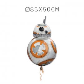 Balão BB8 83 x 50 cm Balão BB8 83 x 50 cm