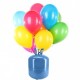 Botija de Hélio Mini com 30 Balões Pastel