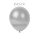 Balões Metalizados de Látex 25 cm