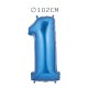 Balão Número 1 Foil 102 cm
