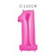 Balão Número 1 Foil 102 cm