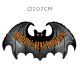 Balão Halloween Forma Morcego Foil 107 cm