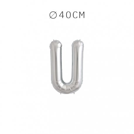 Balão Letra U 40 cm