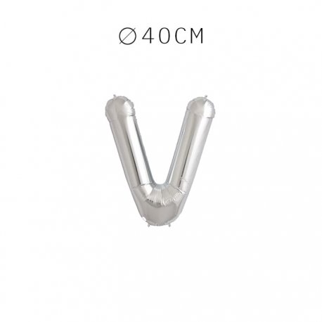 Balão Letra V 40 cm