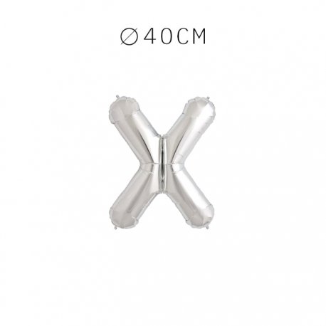 Balão Letra X 40 cm