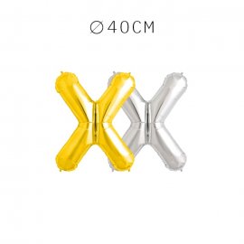 Balão Letra X 40 cm