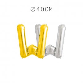 Balão Letra W 40 cm