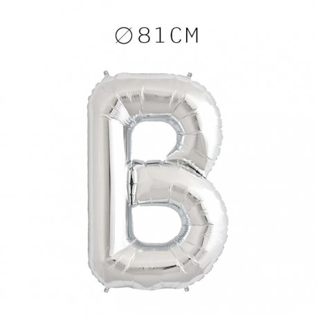Balão Letra B Foil 81 cm