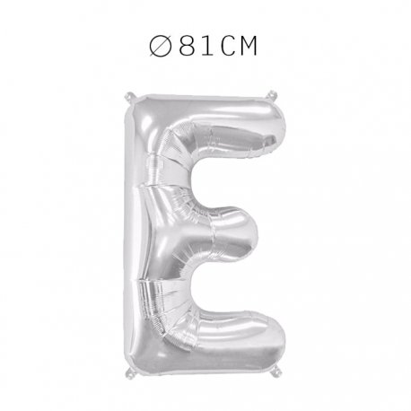 Balão Letra E Foil 81 cm