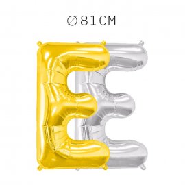 Balão Letra E Foil 81 cm