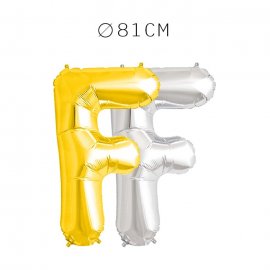 Balão Letra F Foil 81 cm