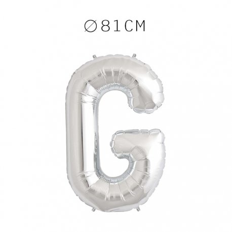 Balão Letra G Foil 81 cm