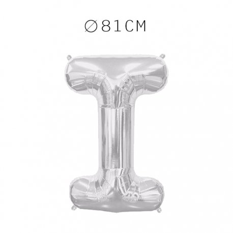 Balão Letra I Foil 81 cm