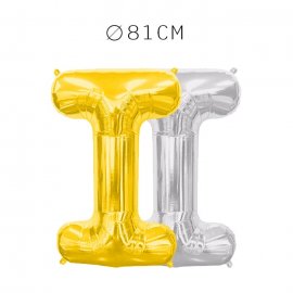 Balão Letra I Foil 81 cm