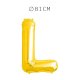 Balão Letra L Foil 81 cm