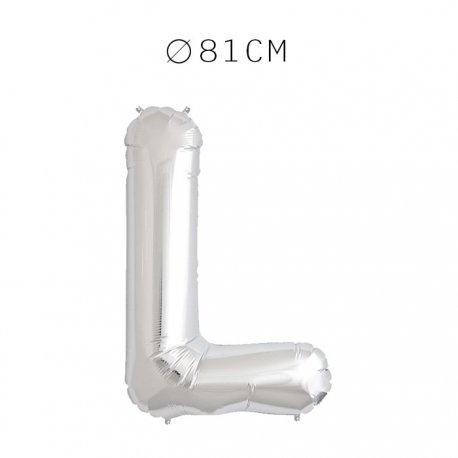 Balão Letra L Foil 81 cm