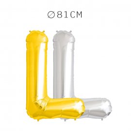 Balão Letra L Foil 81 cm