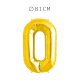 Balão Letra O Foil 81 cm