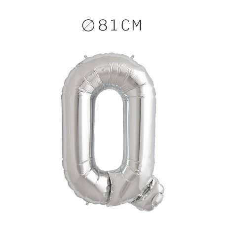 Balão Letra Q Foil 81 cm