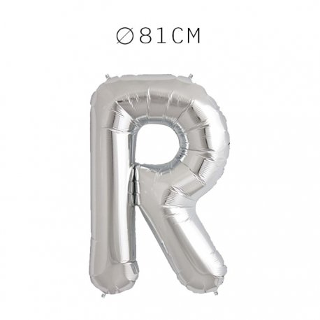 Balão Letra R Foil 81 cm