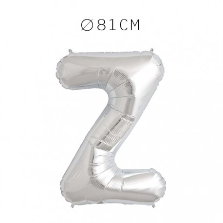 Balão Letra Z Foil 81 cm