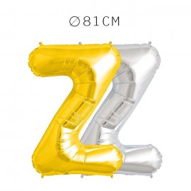 Balão Letra Z Foil 81 cm