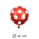 Balão Redondo Bolinhas Foil 46 cm